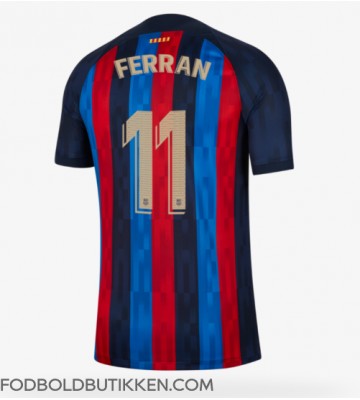 Barcelona Ferran Torres #11 Hjemmebanetrøje 2022-23 Kortærmet